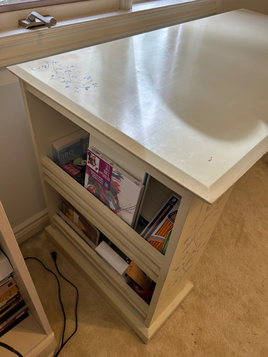 Cream Desk with Chair from Pier 1 - photo 4