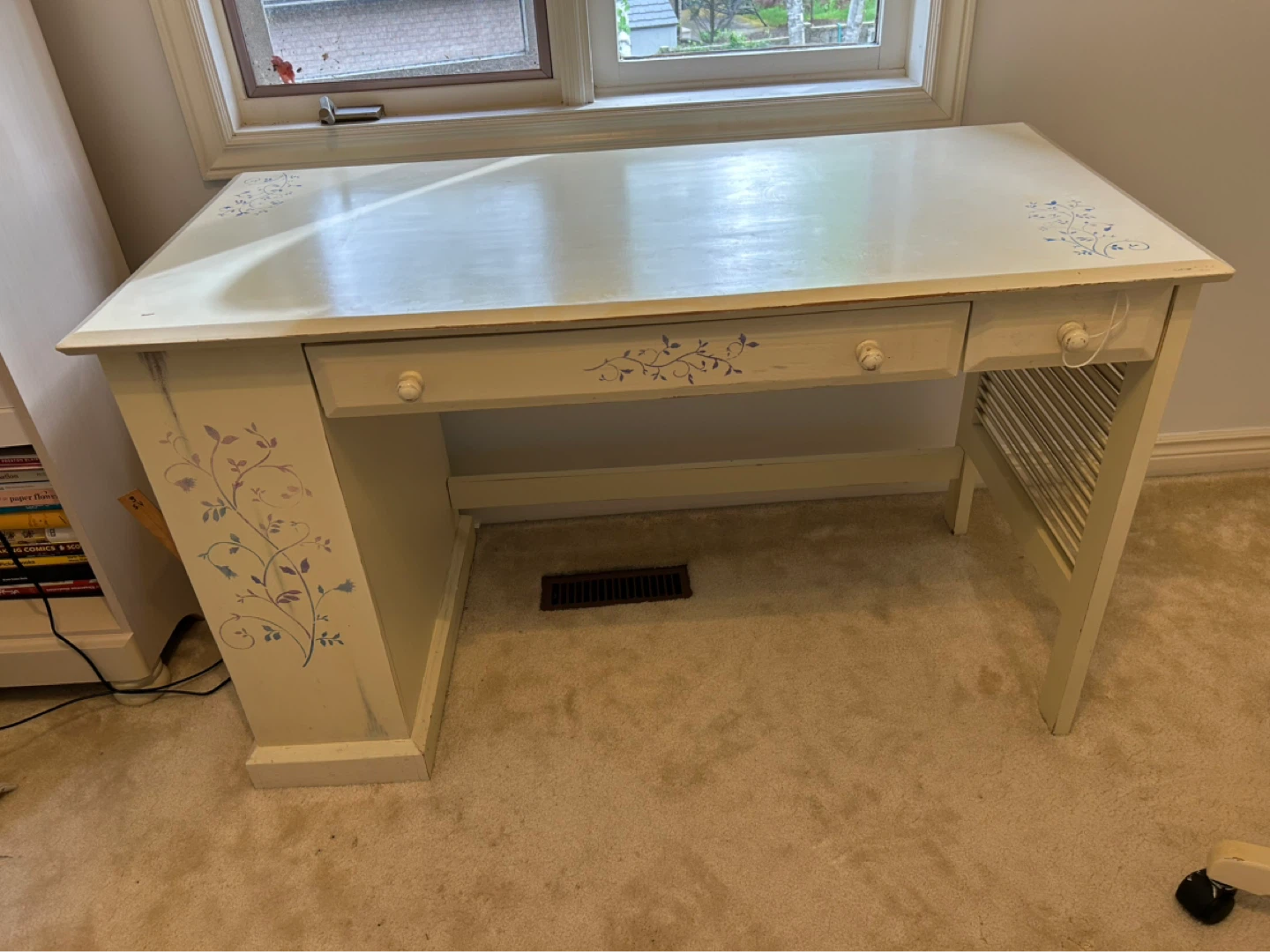 Cream Desk with Chair from Pier 1 - photo 2