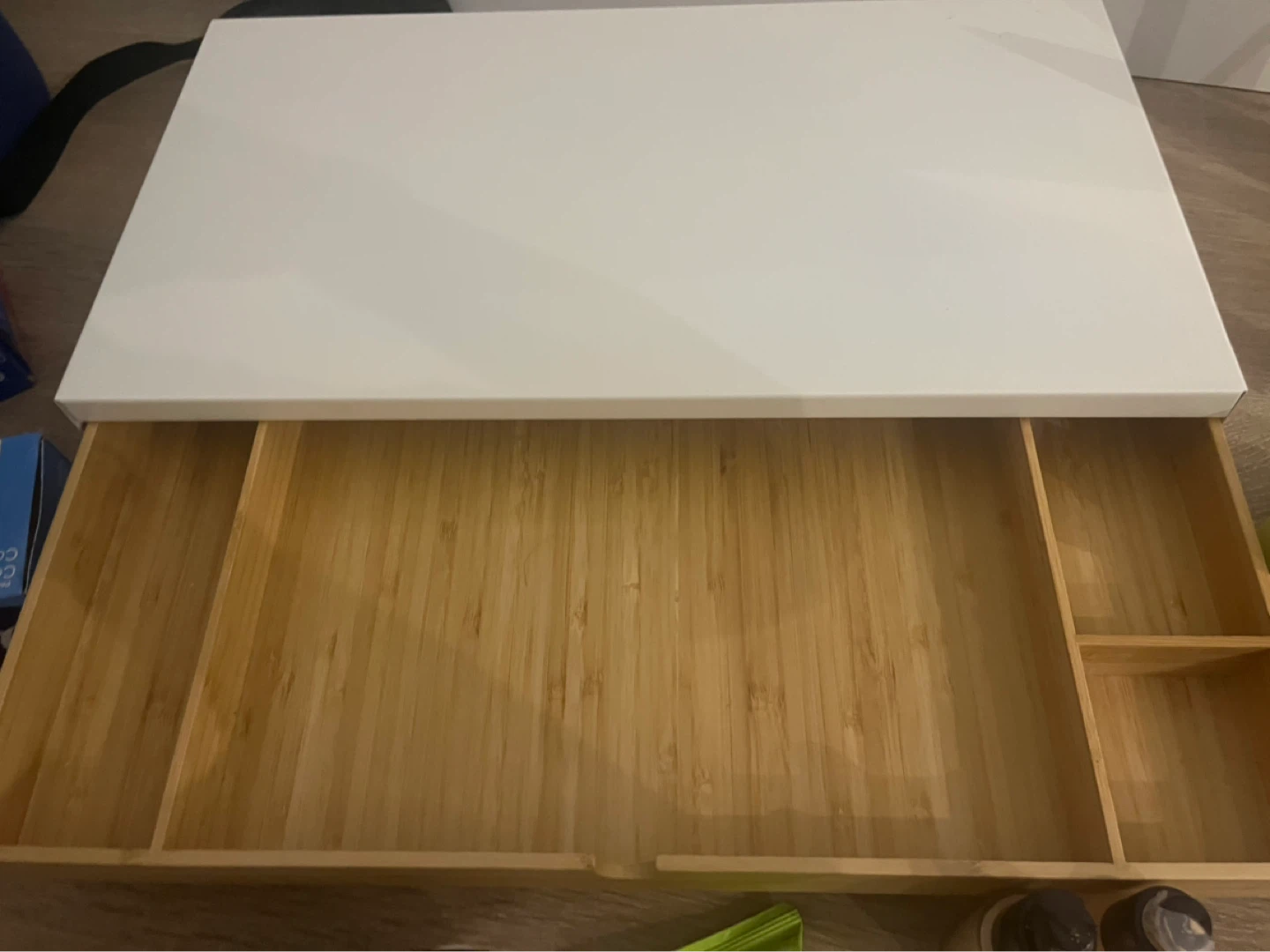 Ikea Monitor Stand with Drawer - photo 4