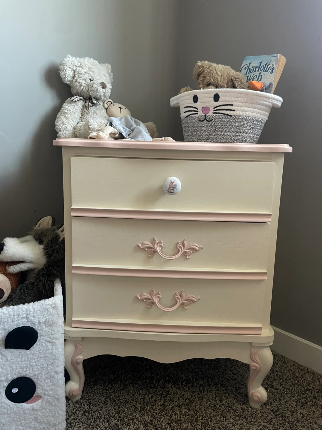 Bedside Nightstand - Refinished & Repaired