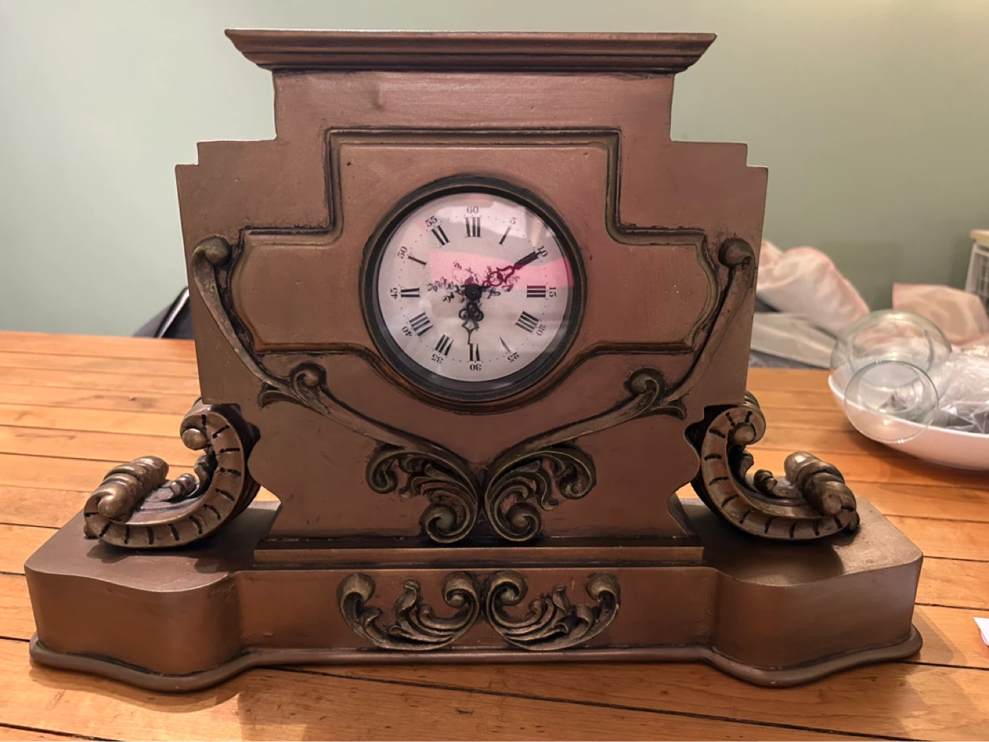 Antique Style Mantel Clock