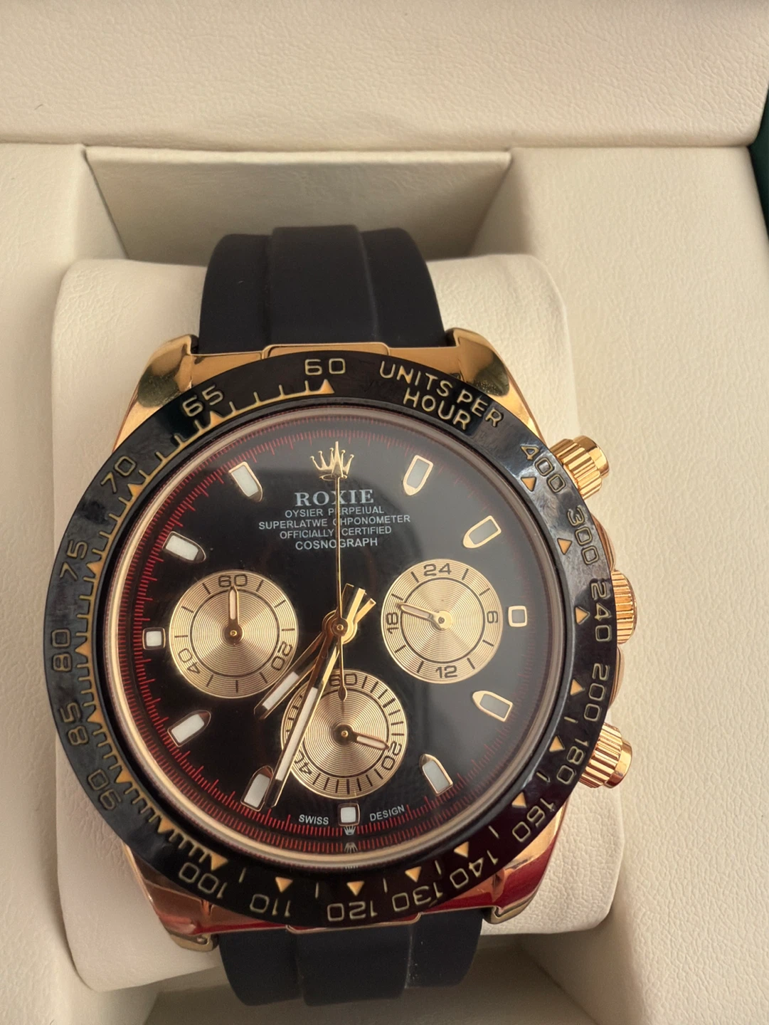 Roxie Cosmograph Stainless Steel Watch - photo 2