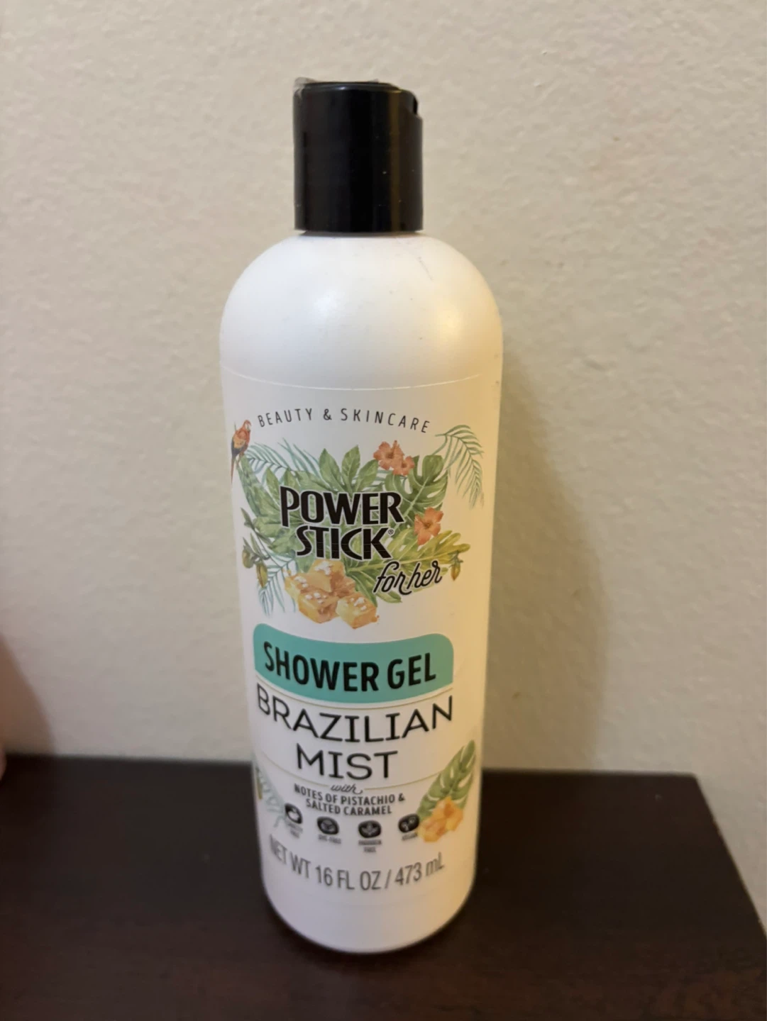 NEW-Power Stick Brazilian Mist Shower Gel - 16 oz