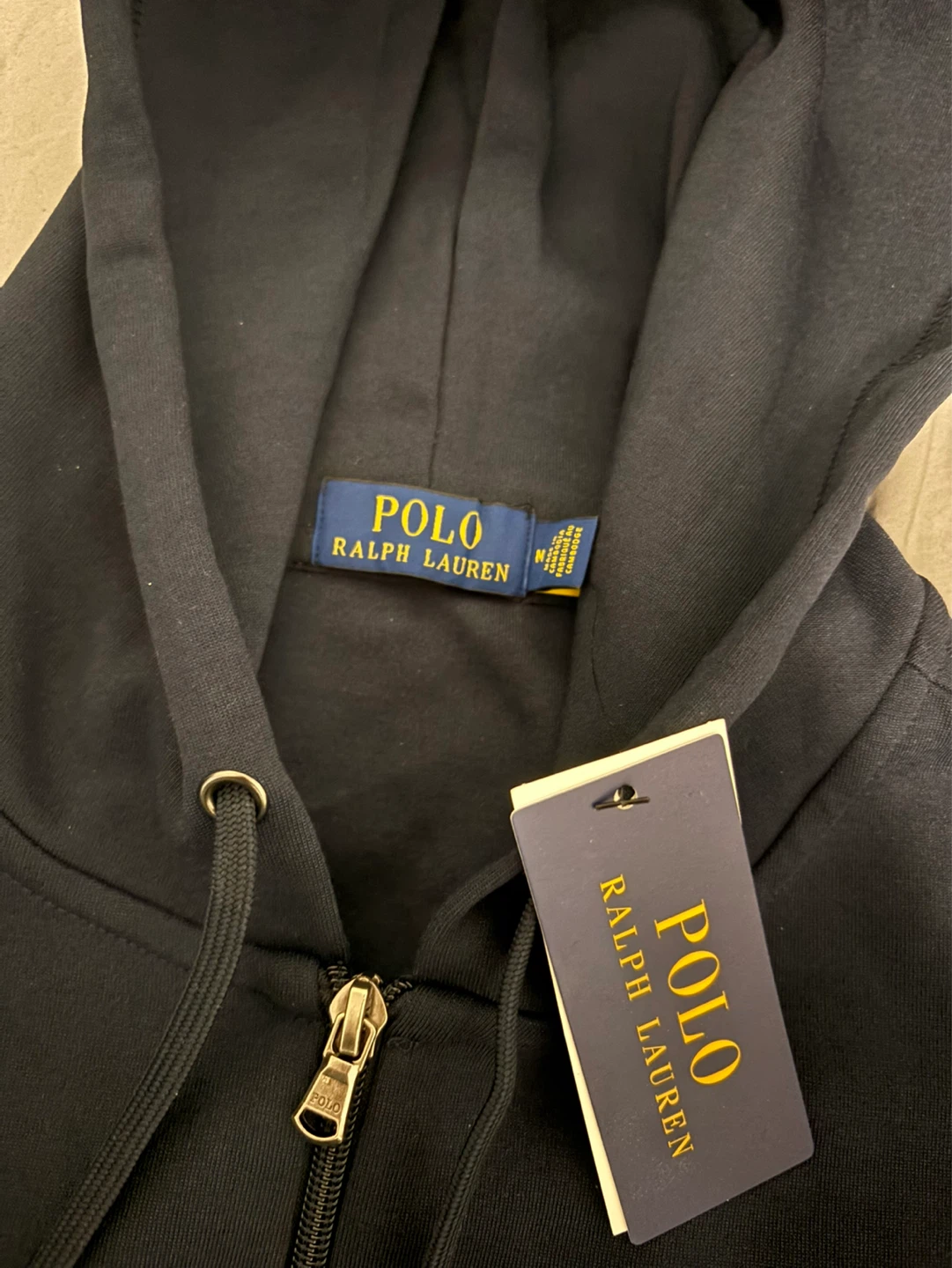 Polo Ralph Lauren Zip-Up Hoodie - Navy - Medium - photo 2