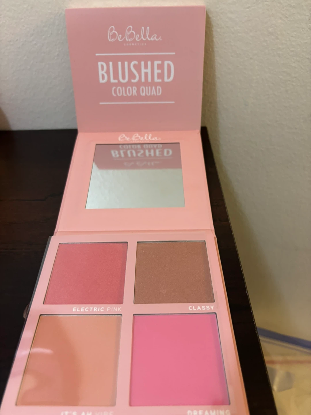 NEW-Be Bella Cosmetics Blushed Color Quad Blush Palette