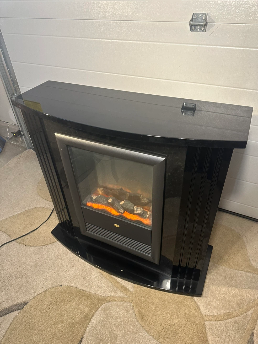 Black Electric Fireplace – Stylish & Modern Heating Unit