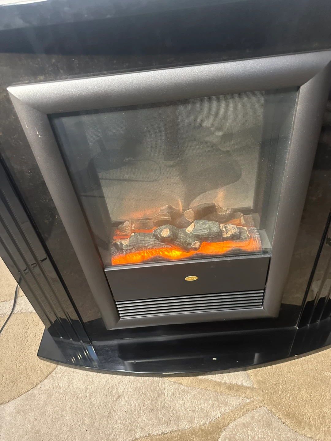 Black Electric Fireplace – Stylish & Modern Heating Unit - photo 4