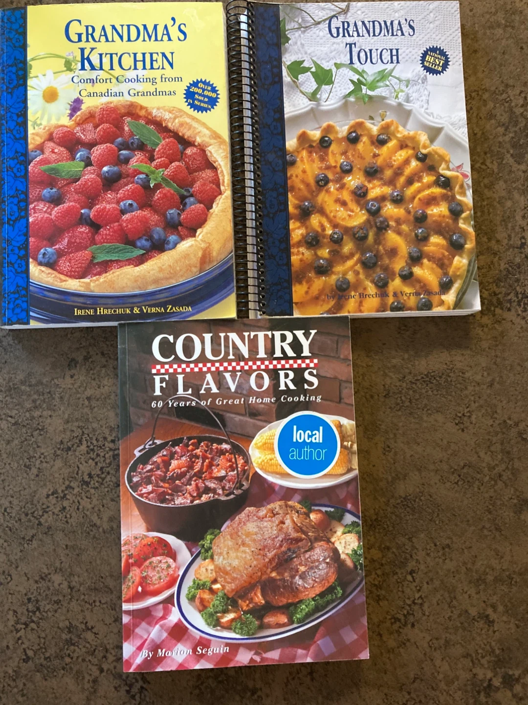 3 vintage Canadian cookbooks