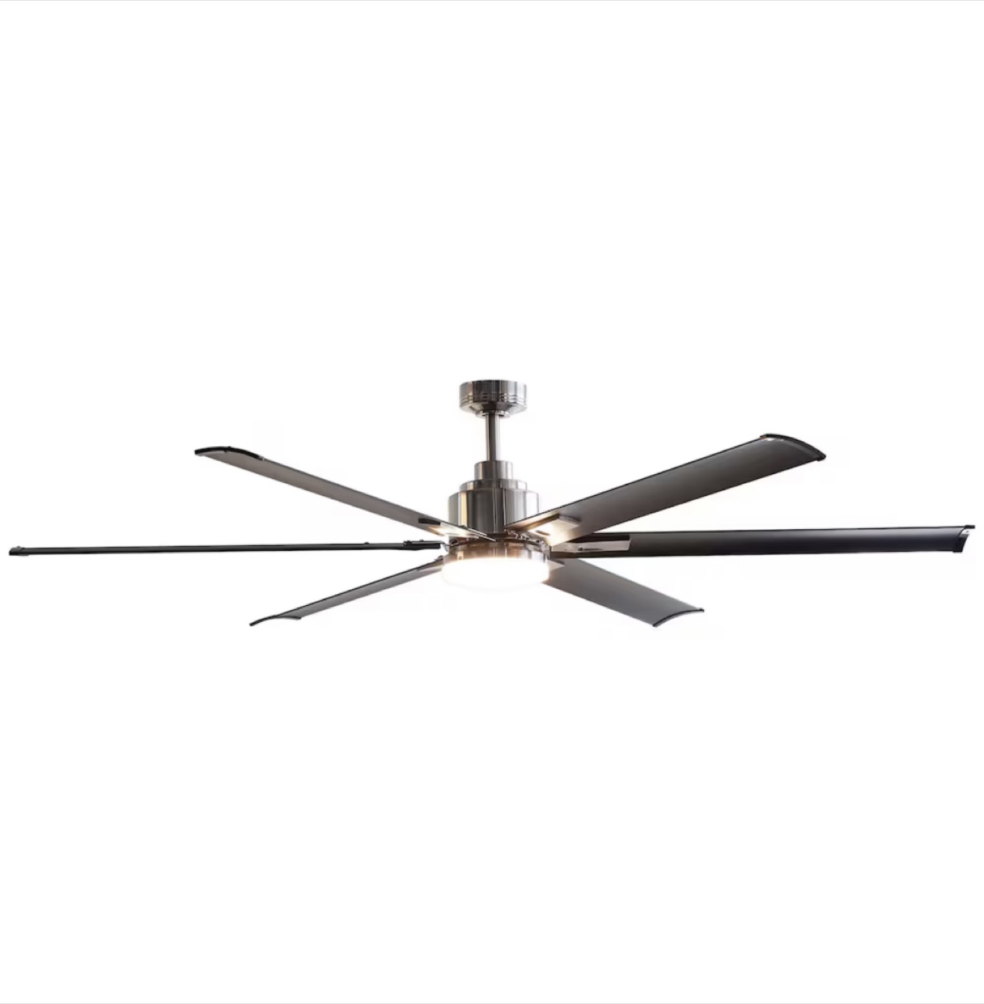 Modern 6-Blade Ceiling Fan with LED Light