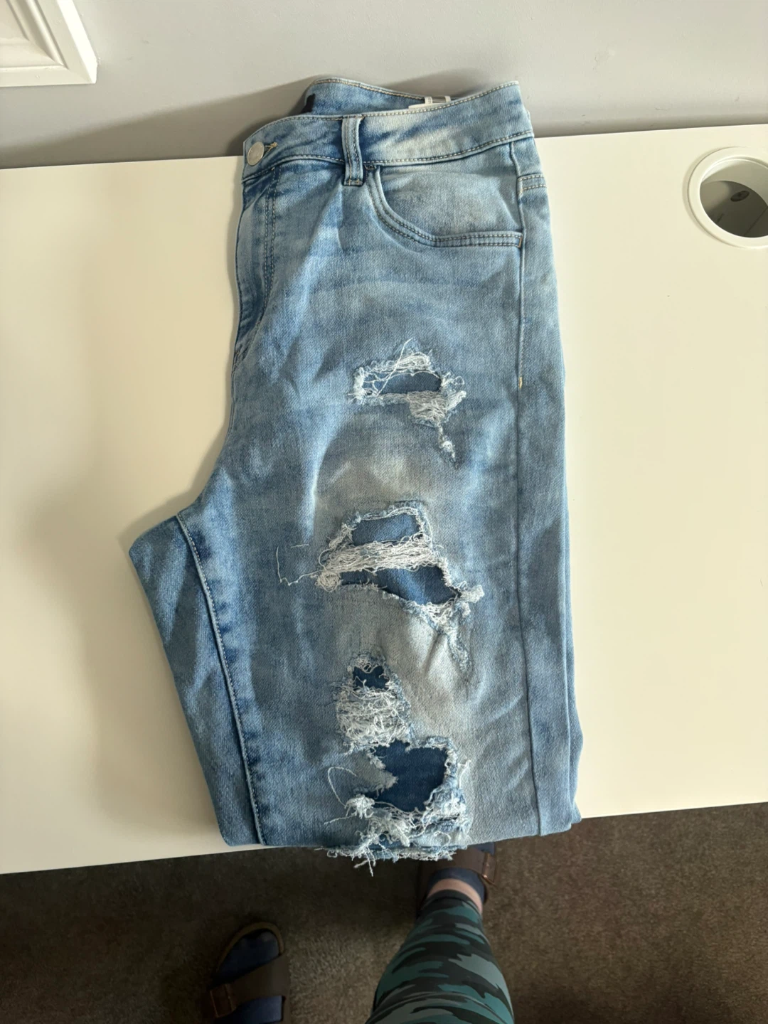 Bluenotes Women's Regular Fit Ripped Jeans - Size 14 - photo 3