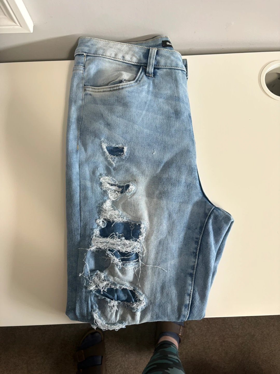Bluenotes Women's Regular Fit Ripped Jeans - Size 14 - photo 4