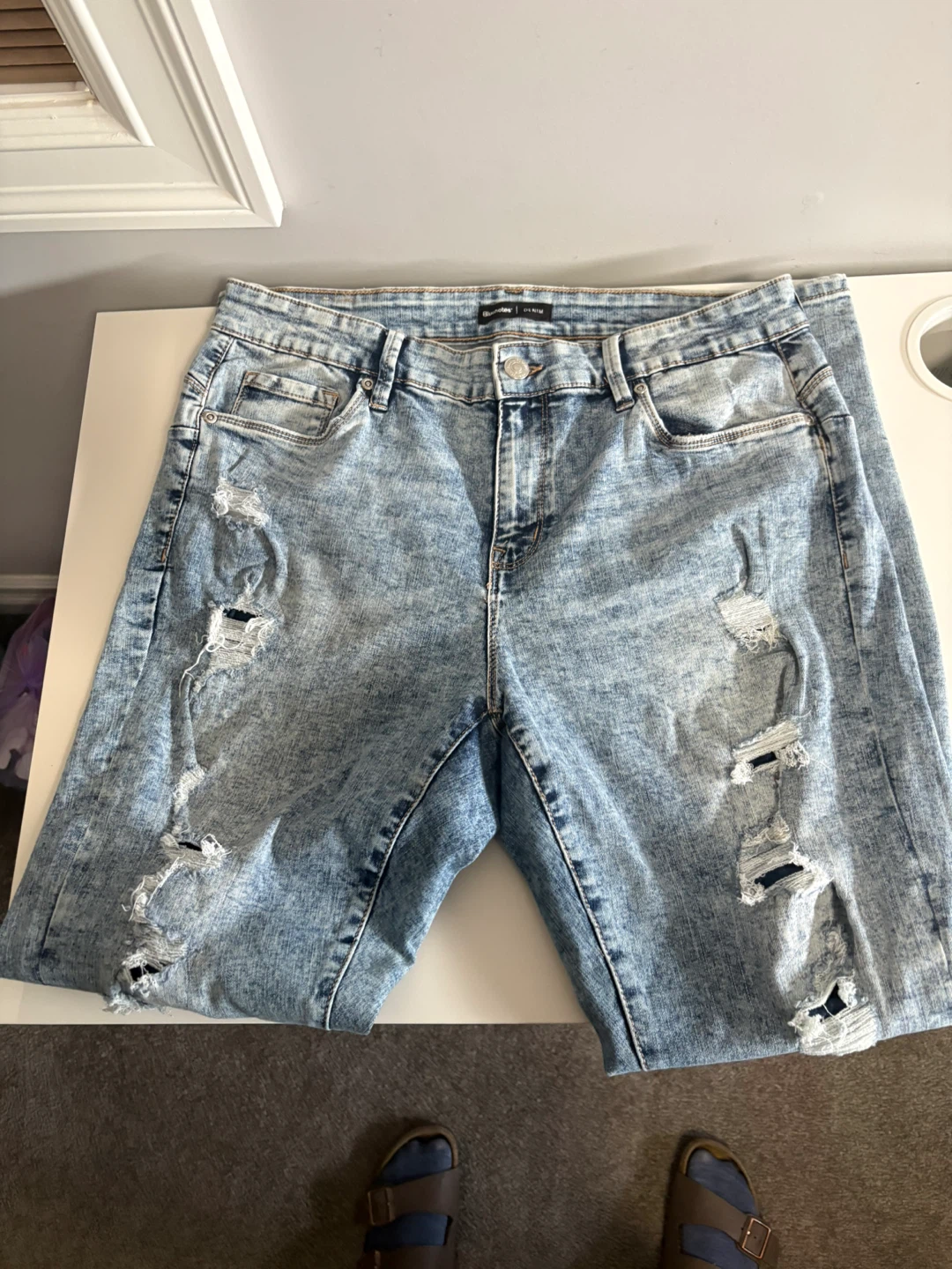 Bluenotes Denim Ripped Jeans Size 14 - photo 3