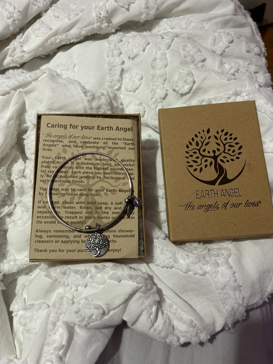 Earth Angel The Angels of Our Lives Bangle Bracelet #freecycle