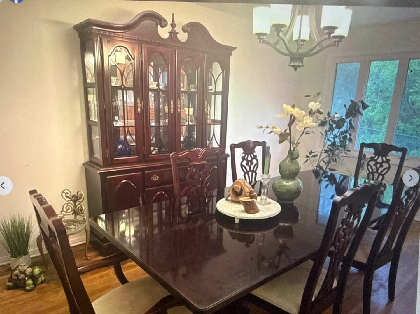 Dining Room Set - Table and Chairs and china cabinet
