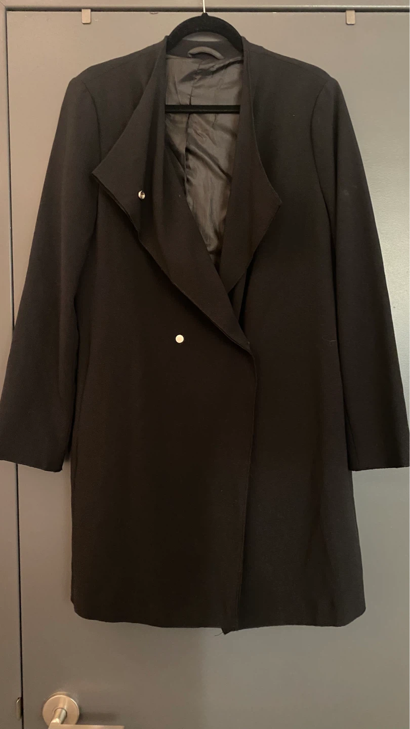 Black Double-Breasted Blazer