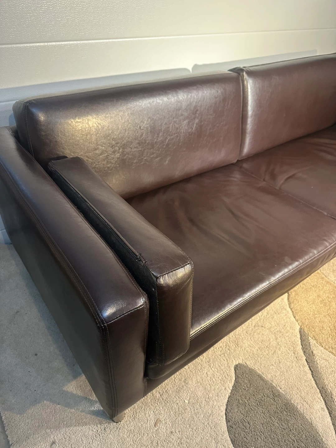 Brown Leather Sofa – Comfortable & Stylish - photo 5