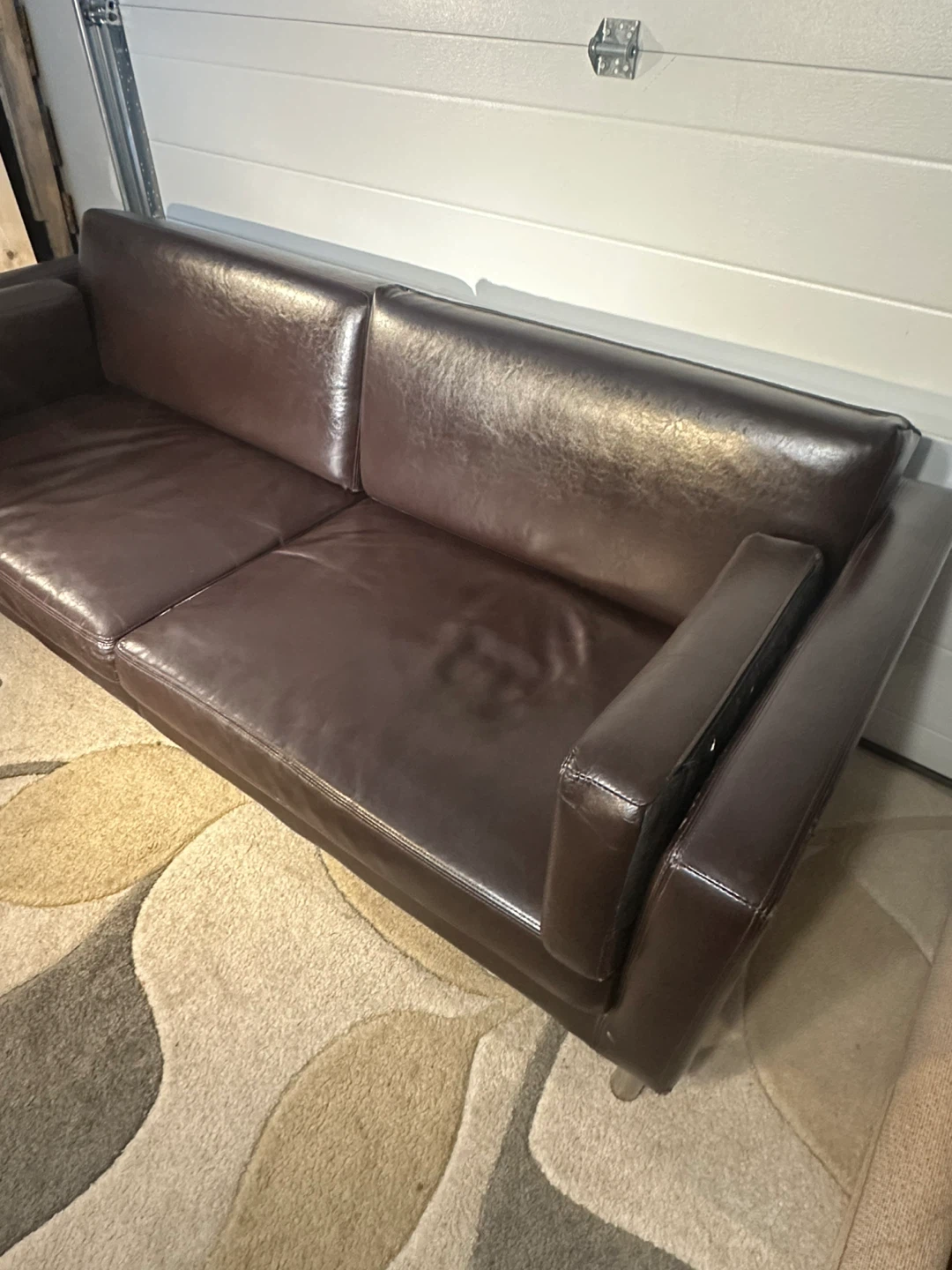 Brown Leather Sofa – Comfortable & Stylish - photo 3
