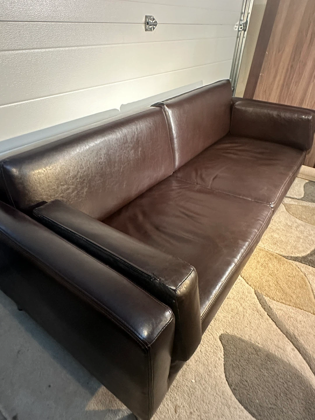 Brown Leather Sofa – Comfortable & Stylish - photo 4