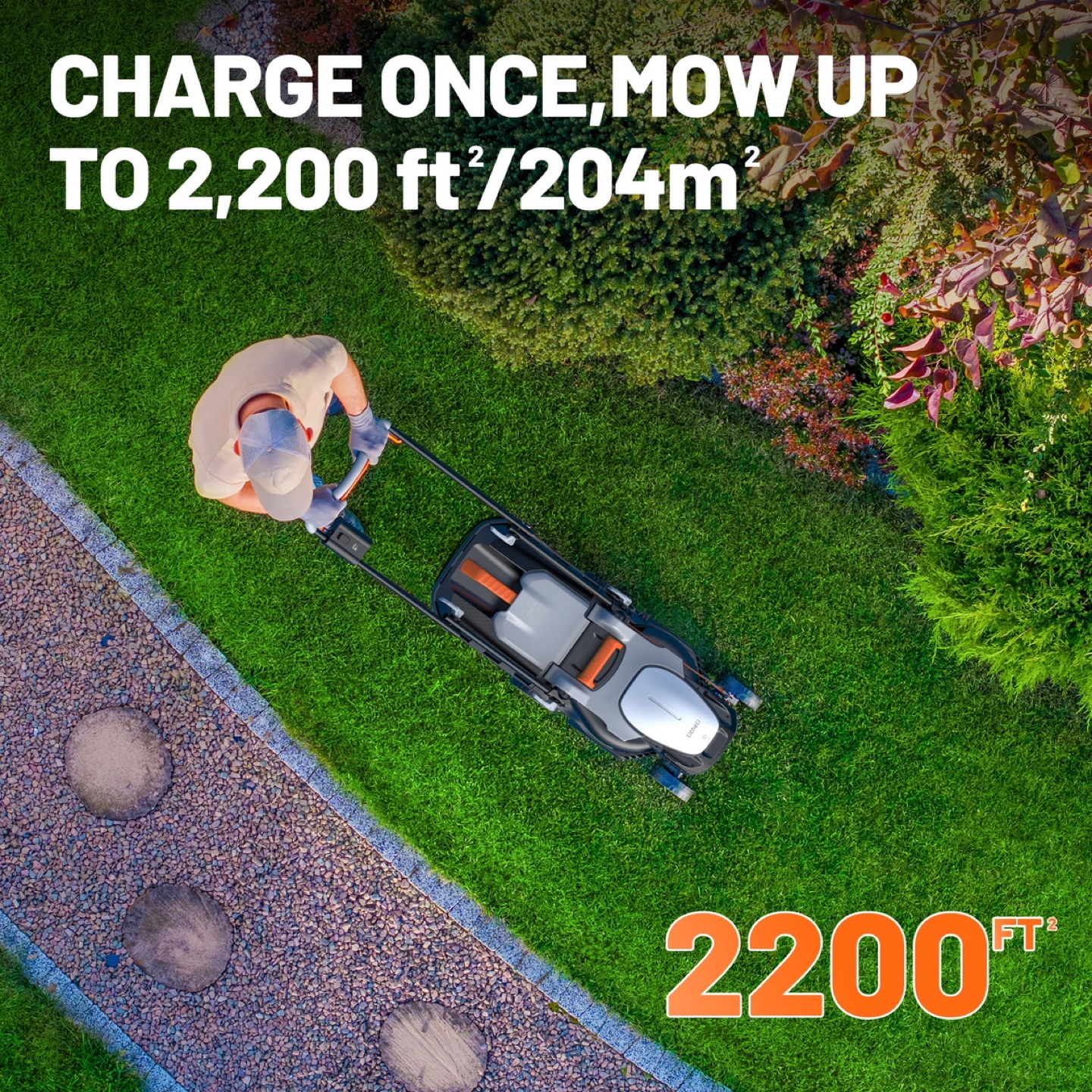 Litheli Electric Lawn Mower - 13" Deck, 24 LBS - photo 4