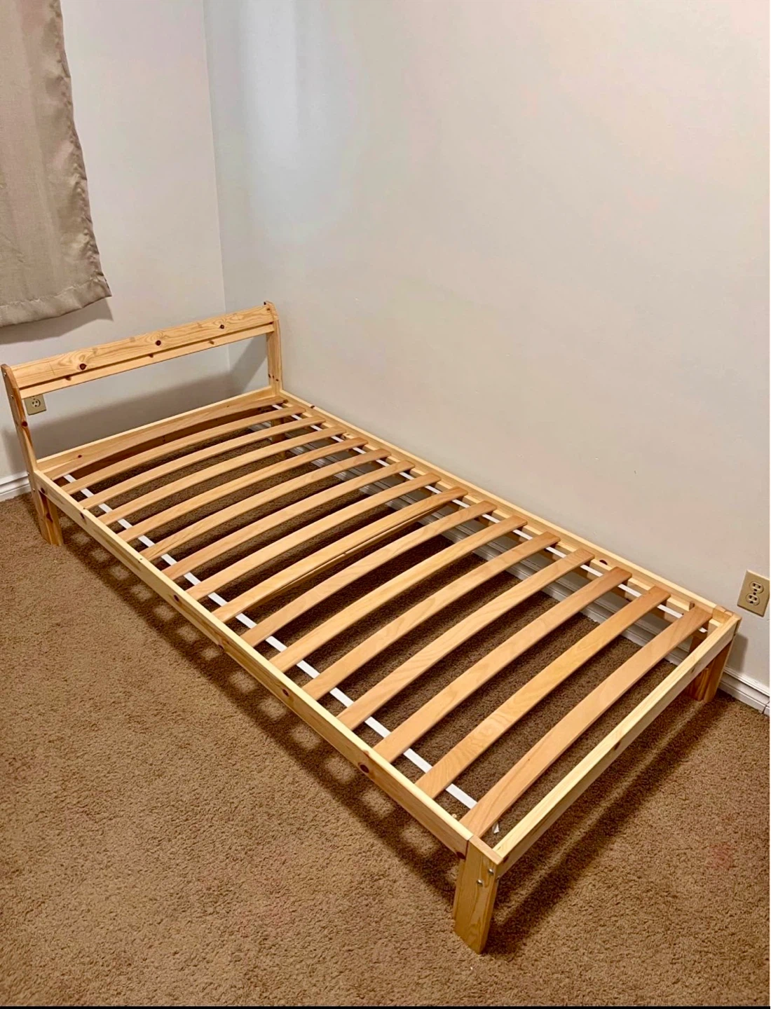 IKEA Twin bed frame wooden