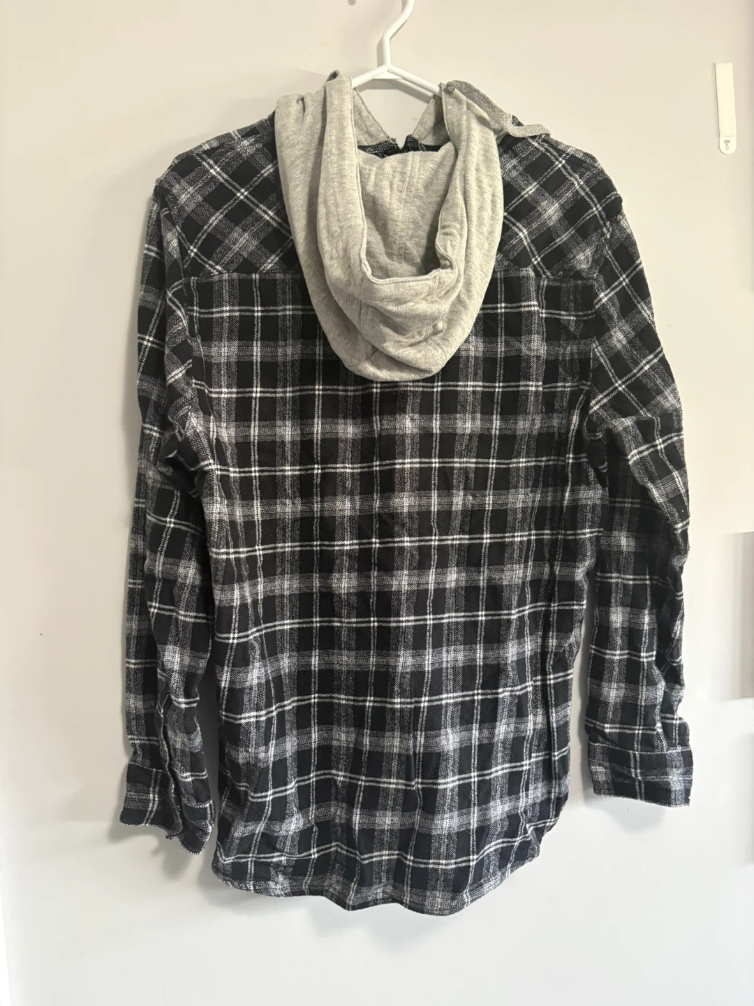 North Western Mfg. Co. Plaid Flannel Shirt with Hoodie - XL - photo 2