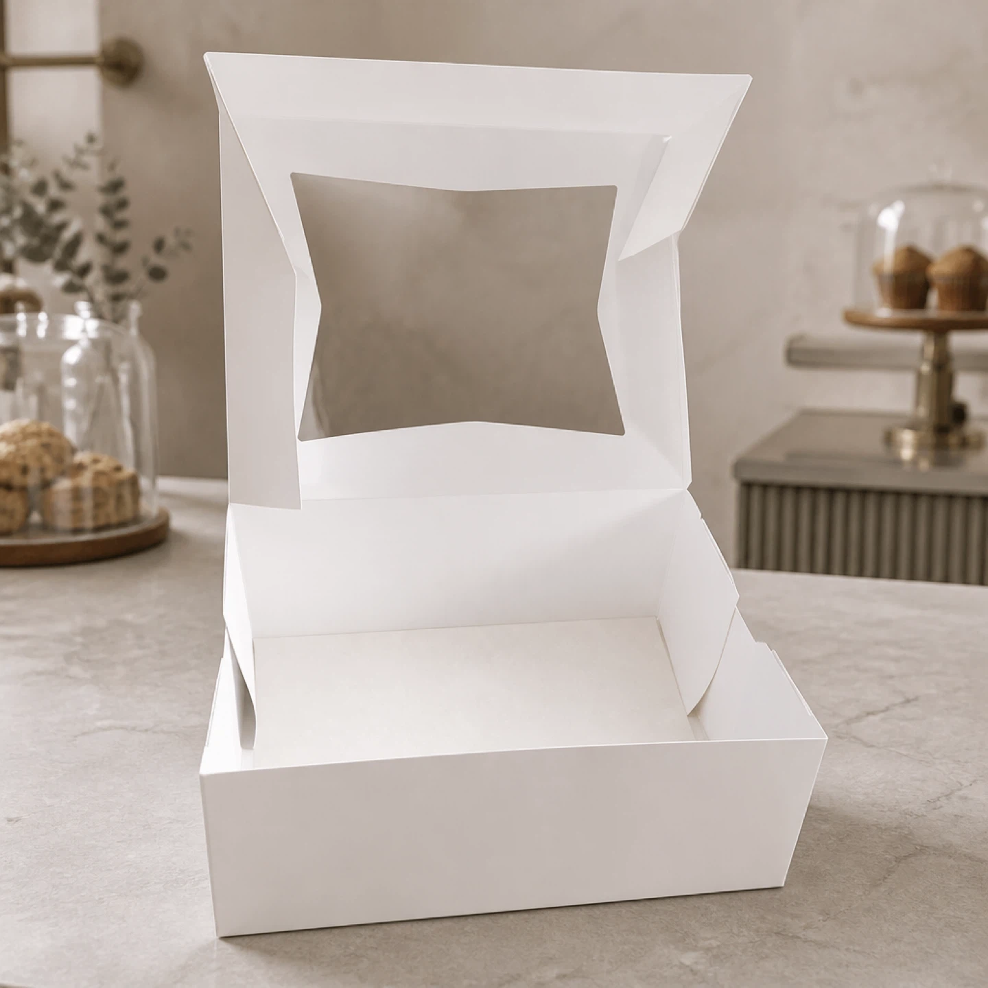 White Cake Box with Window - photo 3