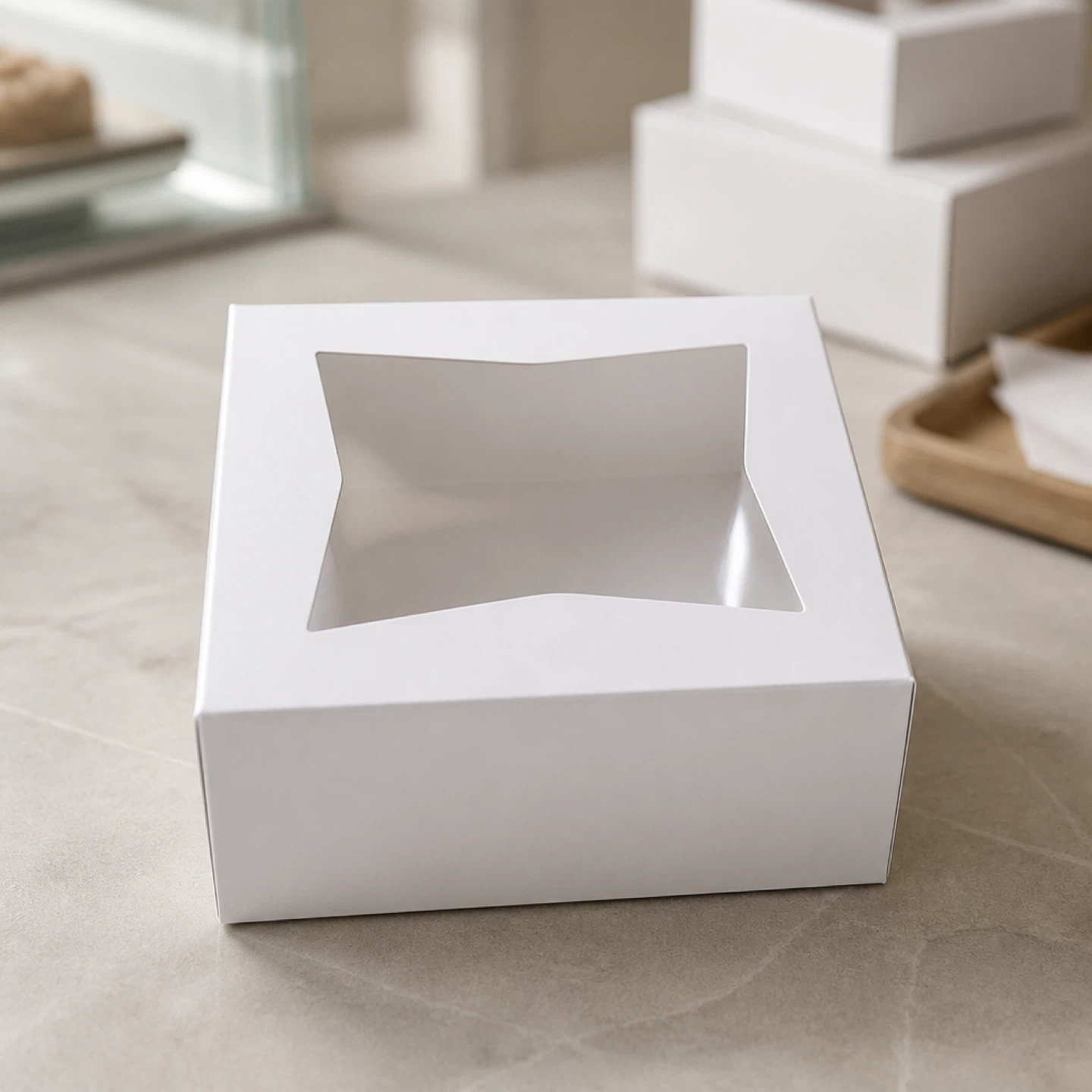 White Cake Box with Window - photo 2