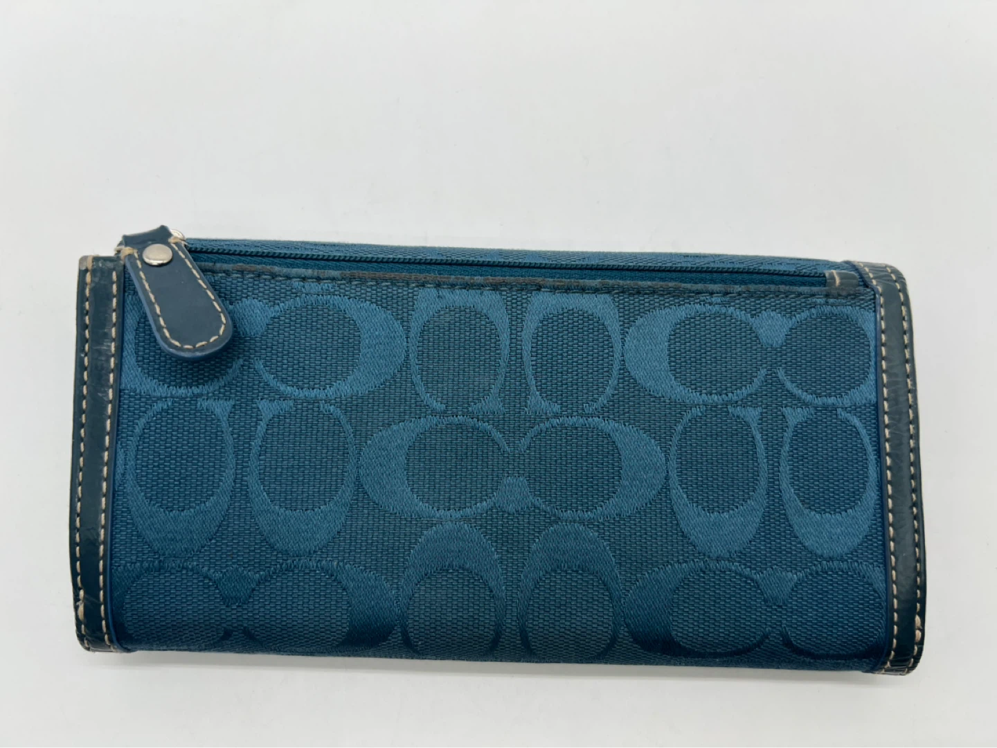 Coach Vintage Teal Tri Fold Wallet - photo 3