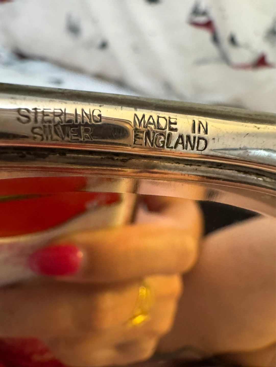 Sterling Silver Brush Set with Mirror - Made in England - photo 2