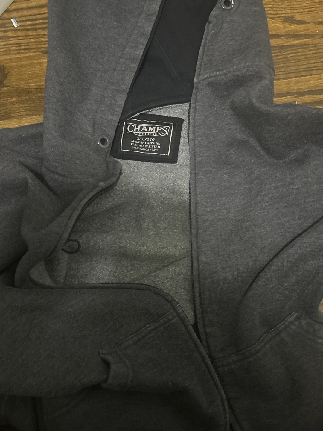 Champs Sports Zippered Hoodie - Size 2XL