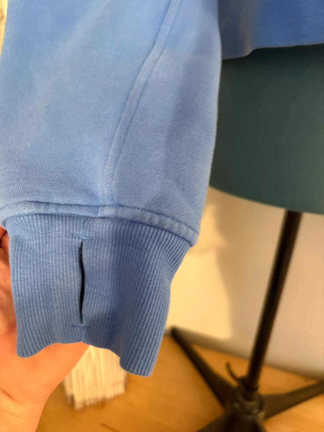 Lululemon Blue Quarter Zip Cropped Sweatshirt - photo 4