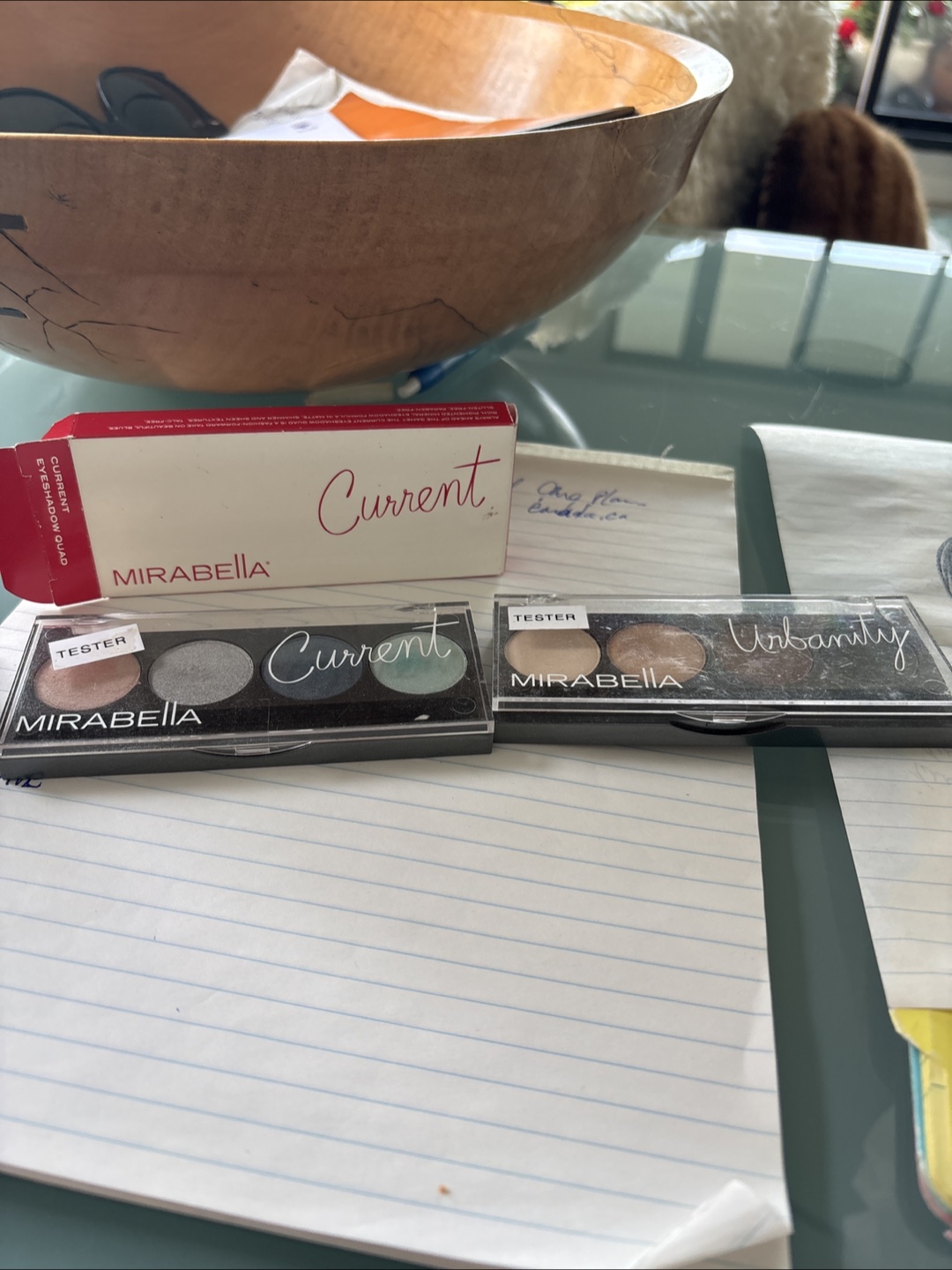 Mirabella Eyeshadow Quads (Current & Urbanity)