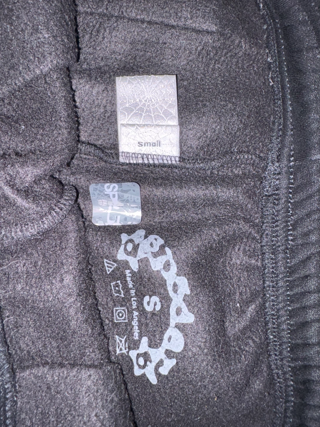 Black Sp5der Sweatpants Small - photo 3