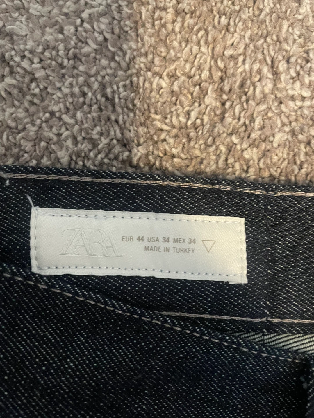 Zara Dark Wash Wide Leg Jeans - Men's Size 34 - photo 3