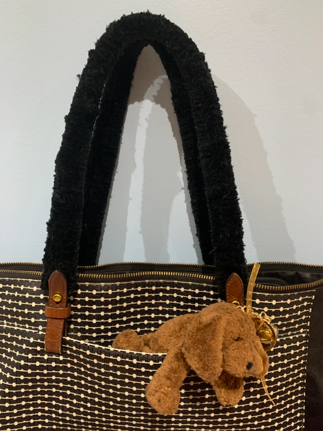 Fossil Tote Bag with Dog Charm - photo 4