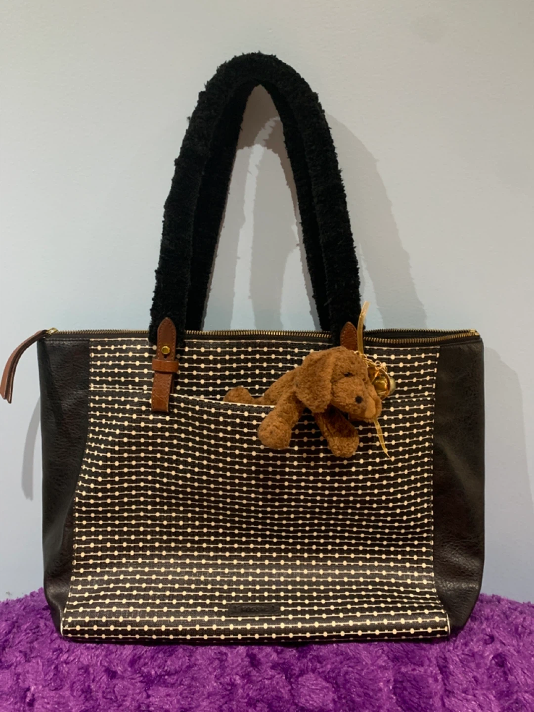 Fossil Tote Bag with Dog Charm - photo 2