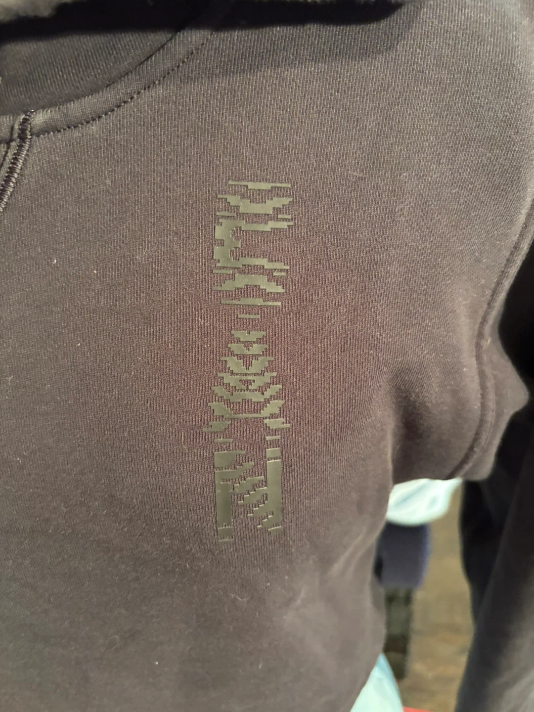 Black Cropped Hoodie - photo 2