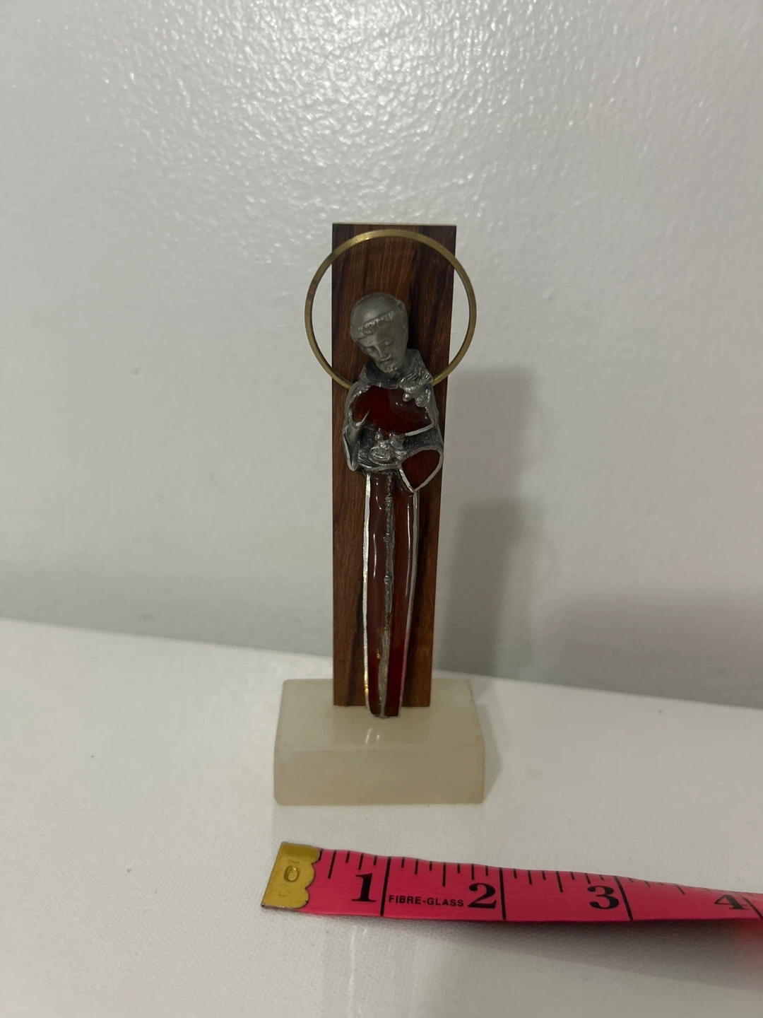 Roman Pure Pewter St. Francis Figurine