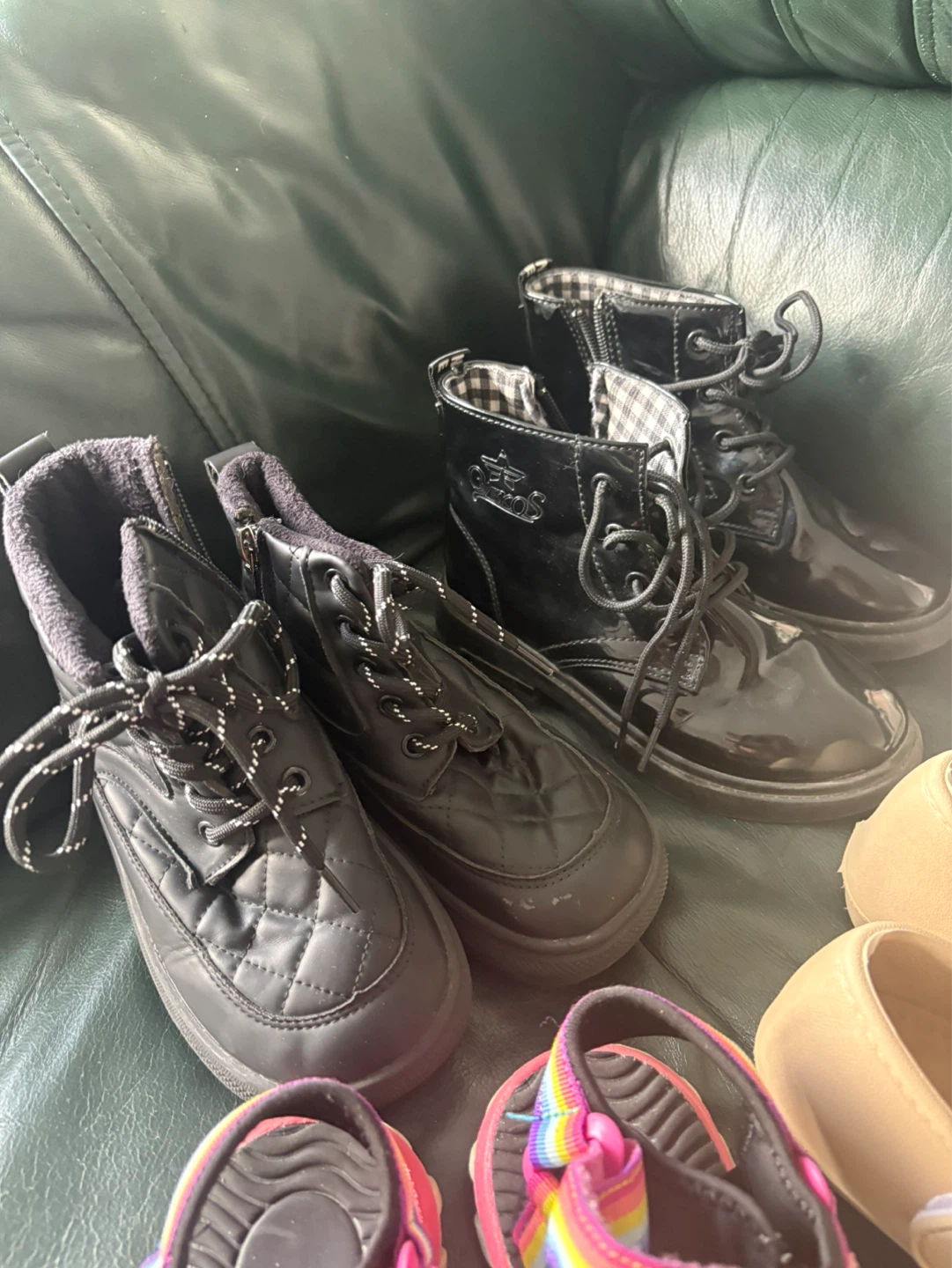 Girls' Glitter Boots and Assorted Shoes - photo 2