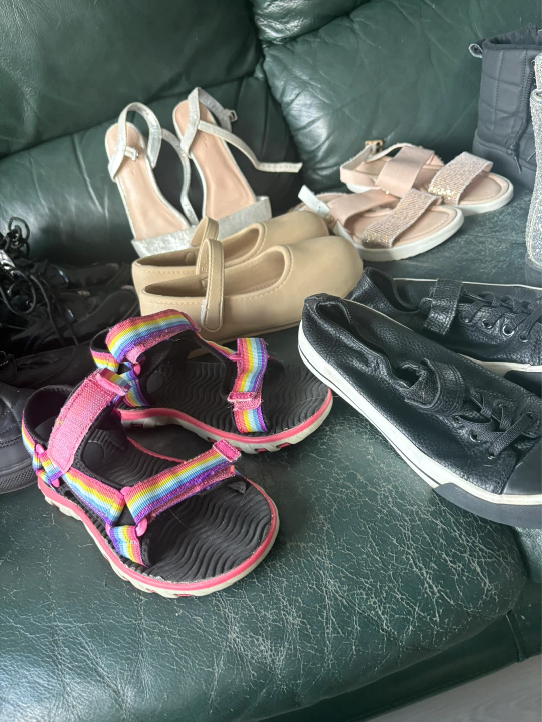Girls' Glitter Boots and Assorted Shoes - photo 4