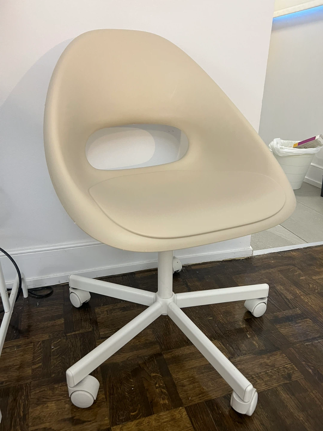 IKEA Cream office chair with wheels