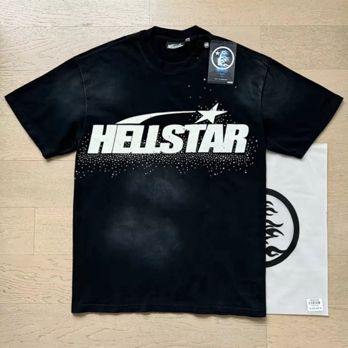 3: 60$ for 1 Hellstar Black Graphic T-Shirt