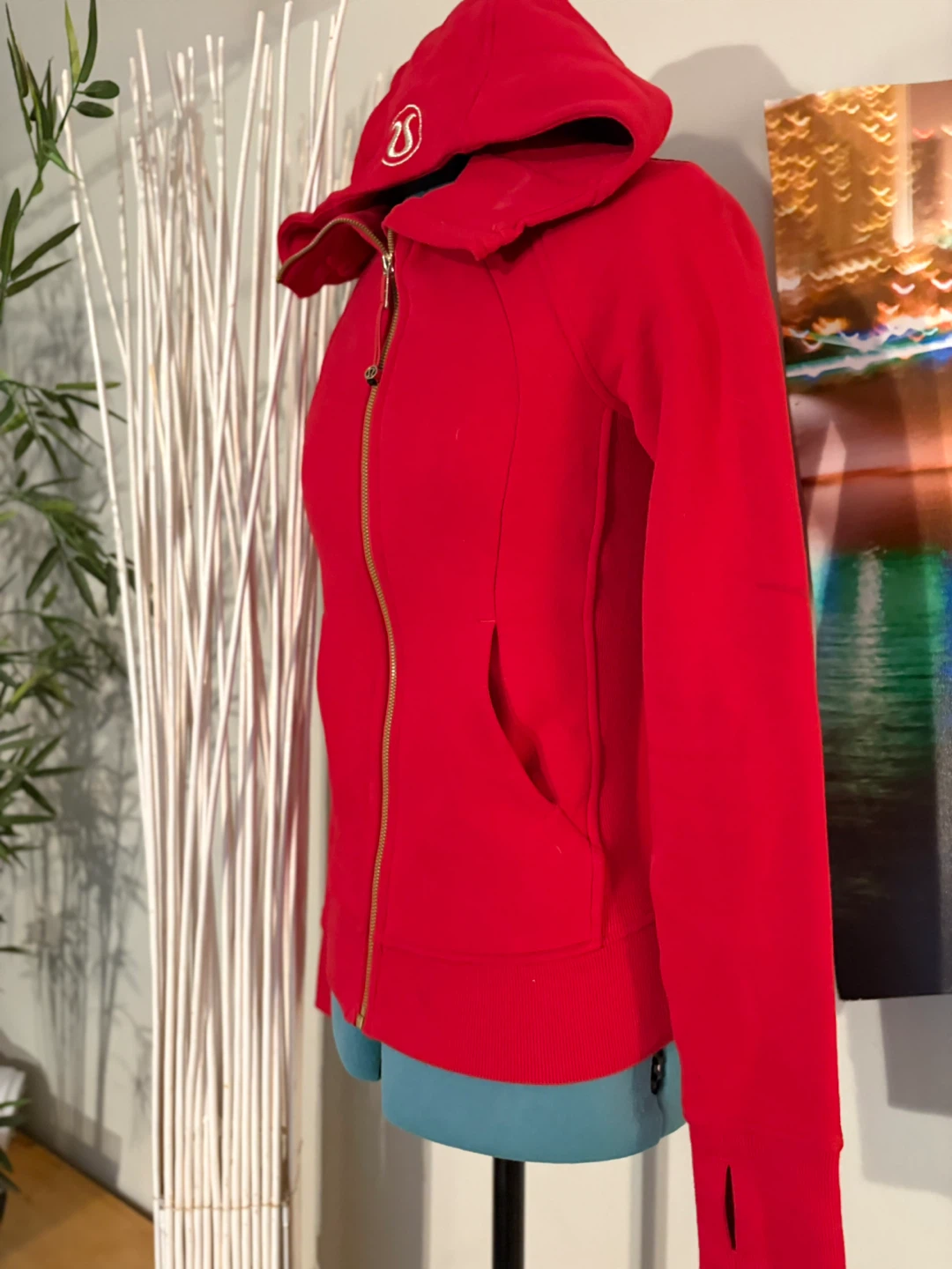 Lululemon Red Full Zip Hoodie - photo 2