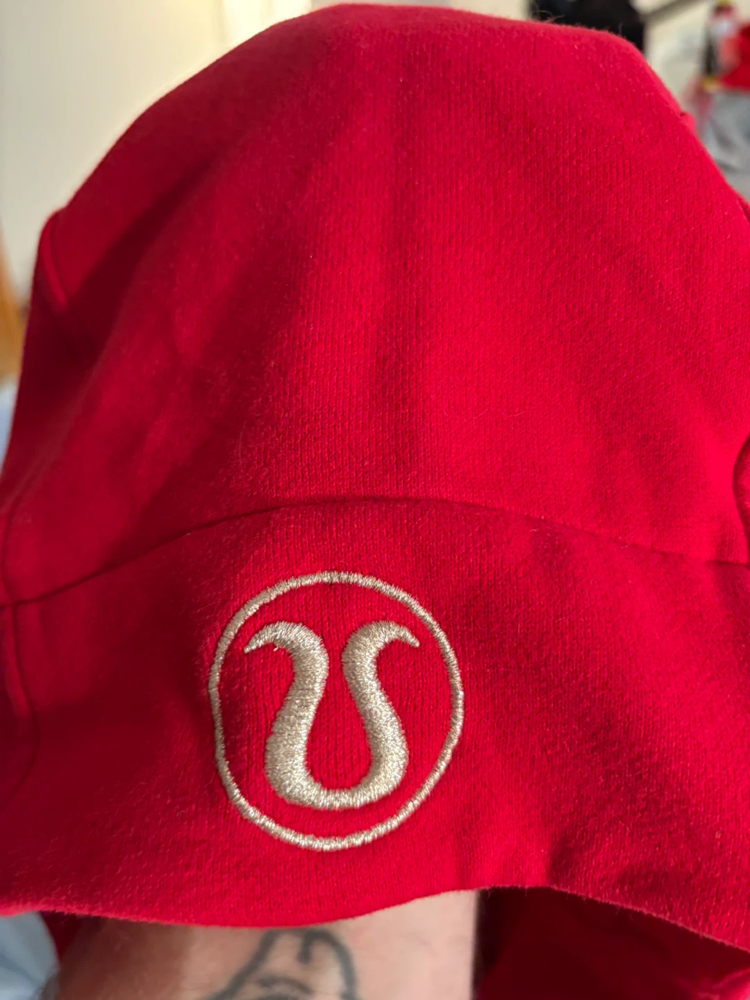 Lululemon Red Full Zip Hoodie