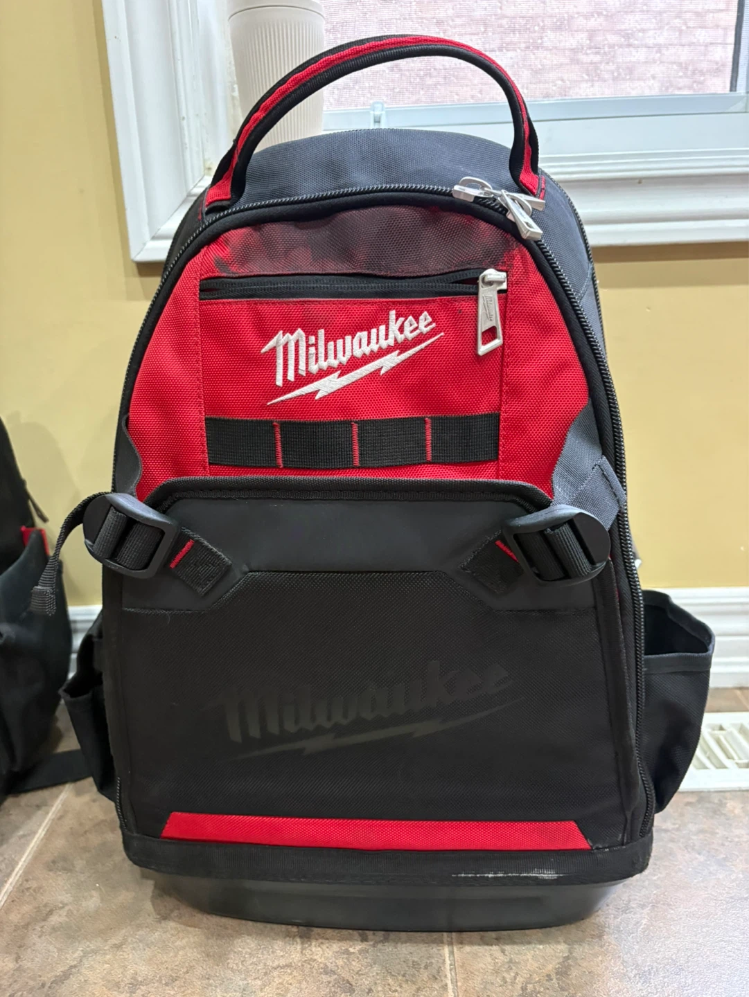 Milwaukee Red and Black Tool Backpack