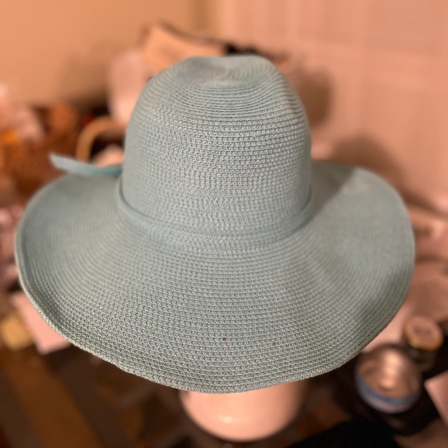 Light Blue Wide Brim Sun Hat - photo 3