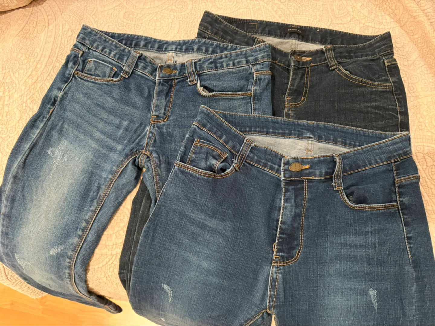 Skinny jeans from Korea - 3 pairs