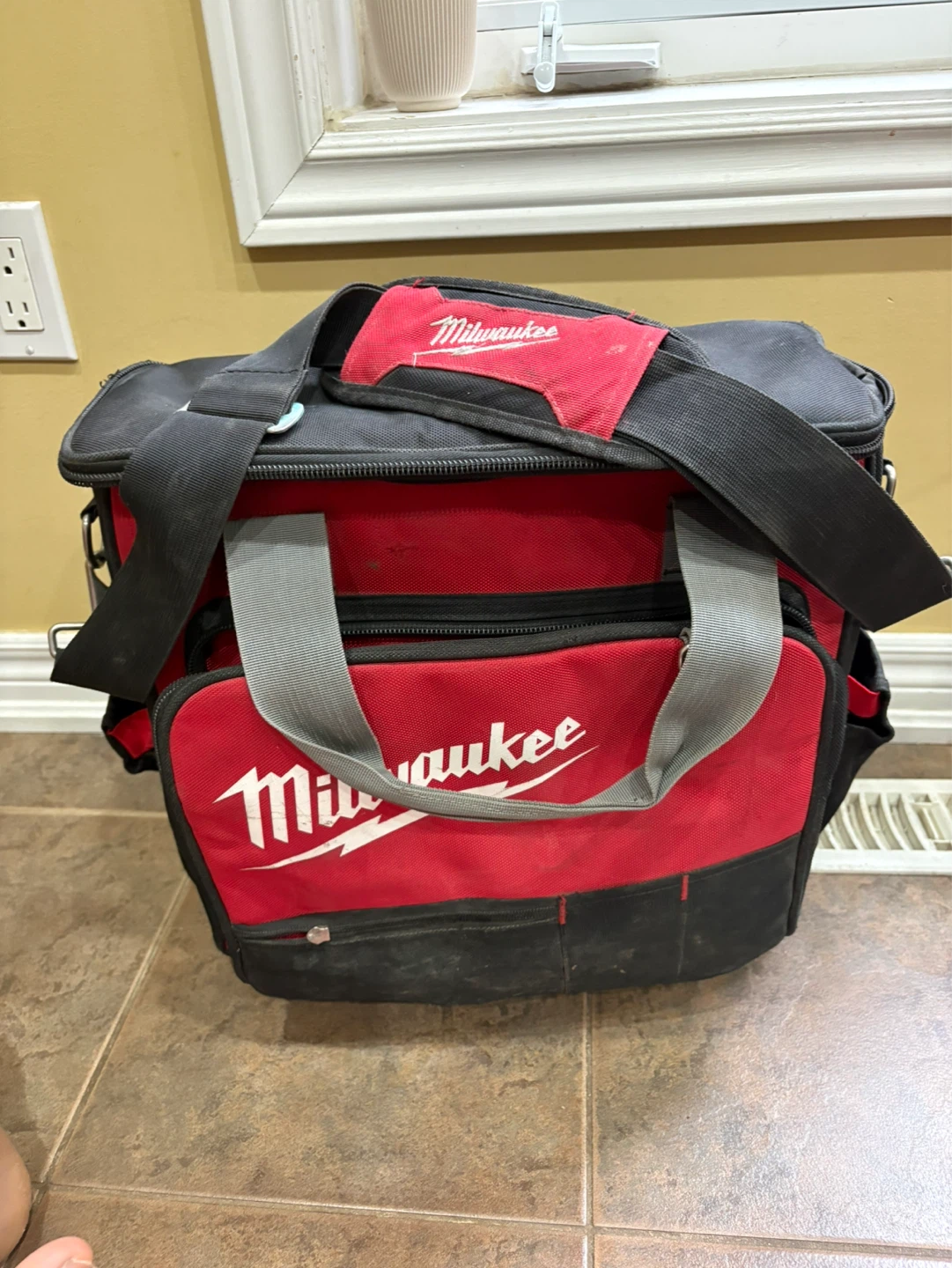 Milwaukee Red and Black Tool Bag