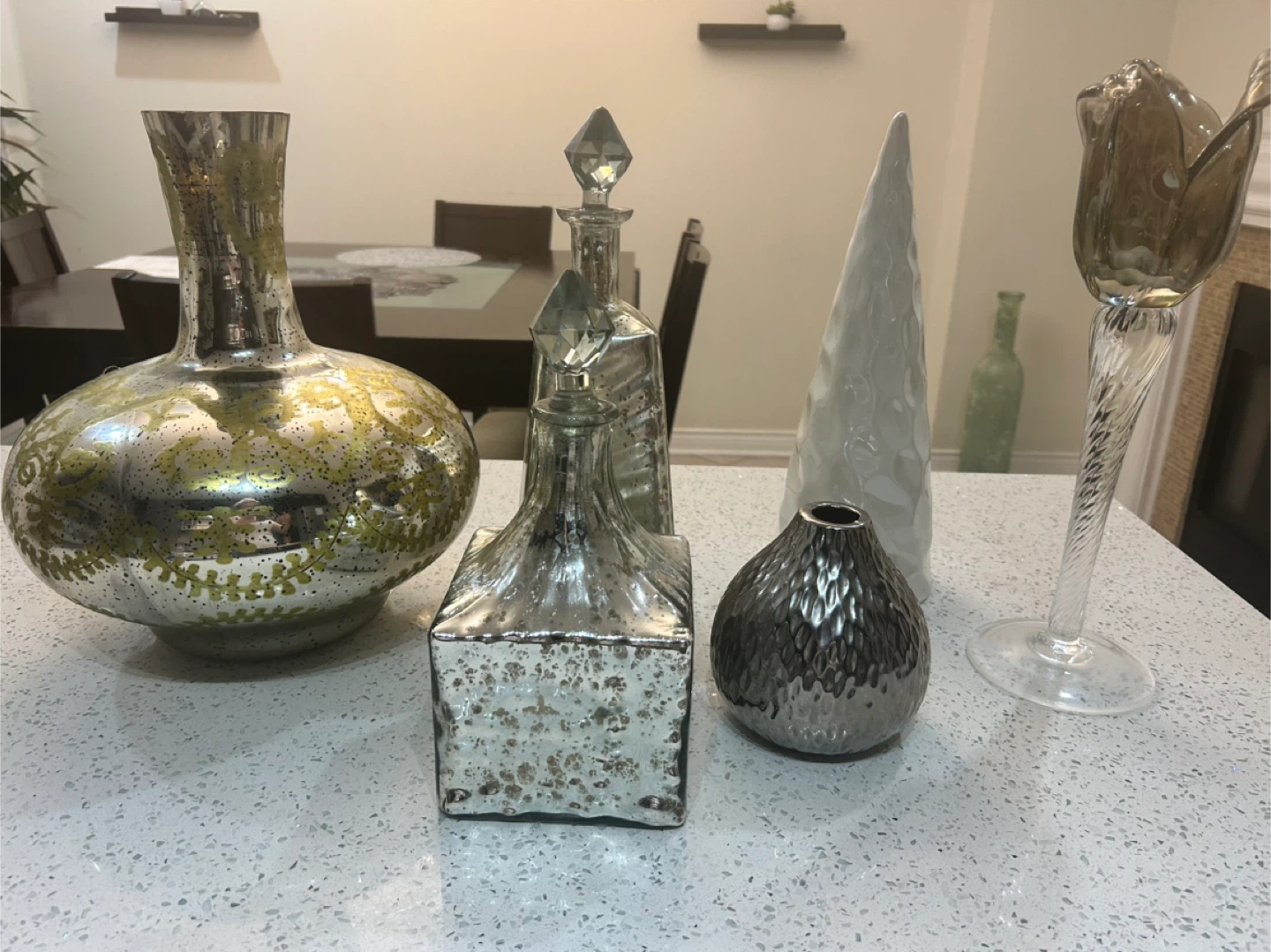 Assorted Decorative Vases and Bottles - photo 4