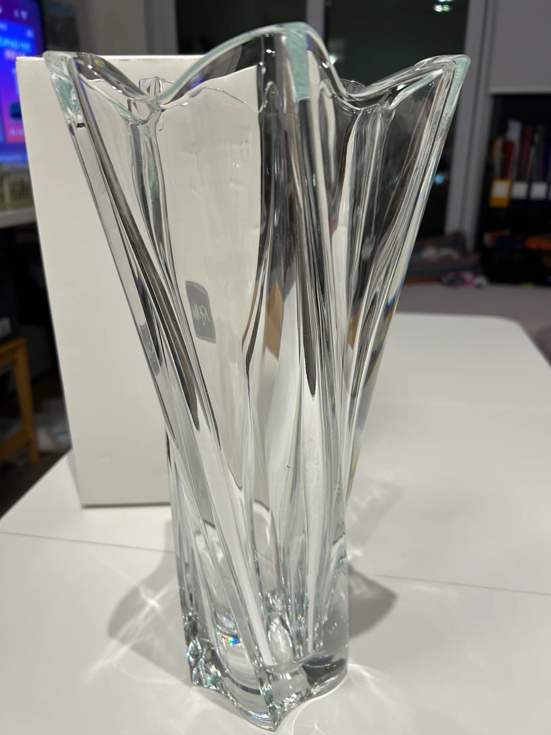 Mikasa Crystal Vase